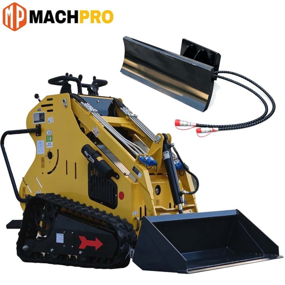 MachPro Stand-On Mini Skid Steer Loader with Rato 13.6HP Engine, Compact Track Loader with Attachment, Farm & Property Maintenance
