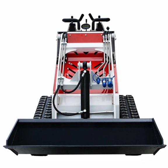 MachPro Stand-On Mini Skid Steer Loader with Briggs & Stratton 13.6HP Engine, Compact Track Loader for Landscaping, Farm & Property Maintenance