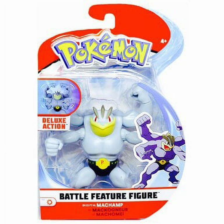 Boneco Pokémon Battle Feature Figure - Machamp 4,5 Jazwares em
