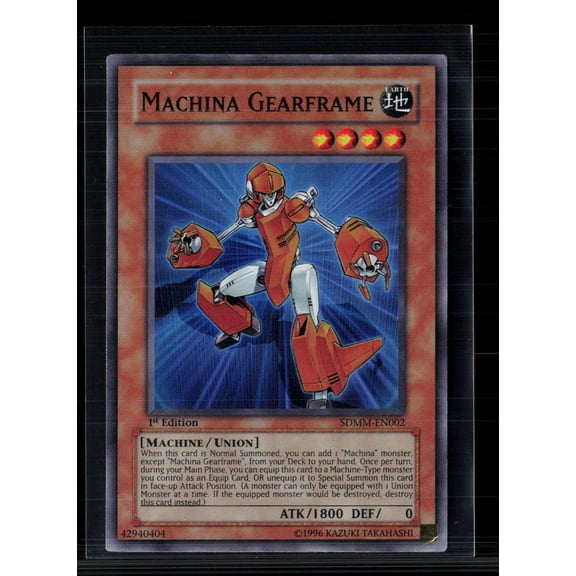 Machina Mayhem Structure Deck Machina Gearframe 1st Edition