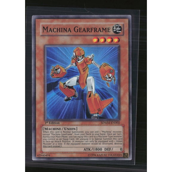 Machina Mayhem Structure Deck Machina Gearframe 1st Edition