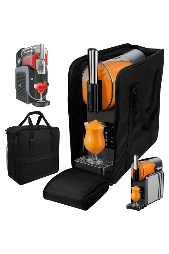 Machine Carrying Case Compatible with Ninja FS301 FS300 Portable Slushie Machine Travel Bag with Accessory Pocket Adjustable Shoulder Strap Front Opening Design