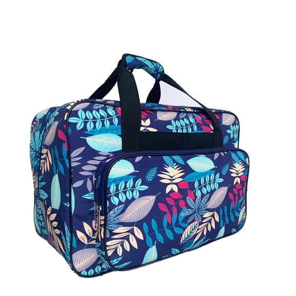 Machine Carrying Case, Sewing Machine Carrying Case Tote Bag, Universal Tote Storage Bag with Pockets and Handles, Suitable for Most Standard Singer, (Light Blue)