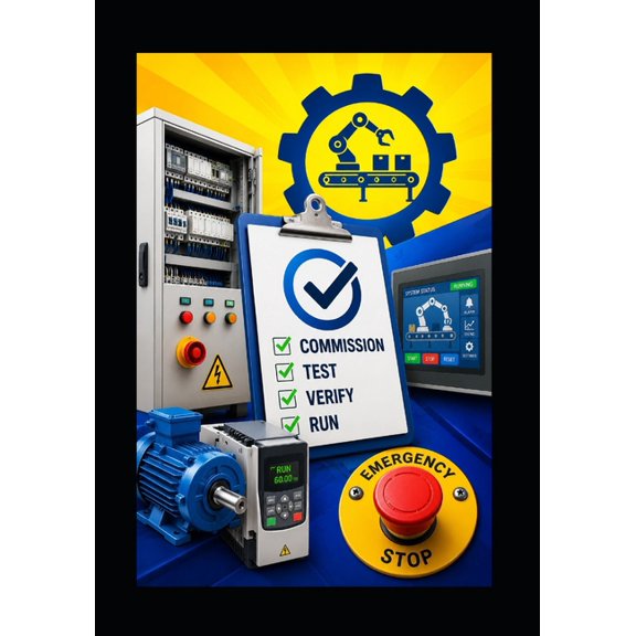 Machine Commissioning for Maintenance & Automation Technicians: A Practical Guide to Safe Startup, PLC I/O, Drives, Netw, (Paperback)