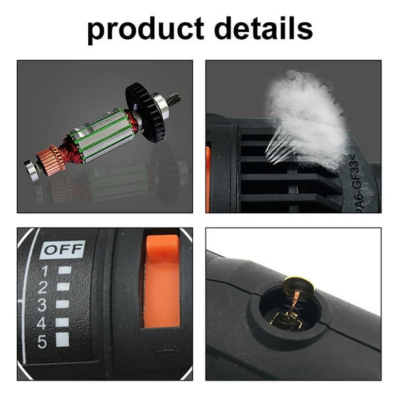 Machine Compact Electric Grinding Pen Stone Polishing Machine Metal Lettering Carving Engraving Grinding Device USB Rechargeable 5 Gears Of Speds Adjustable