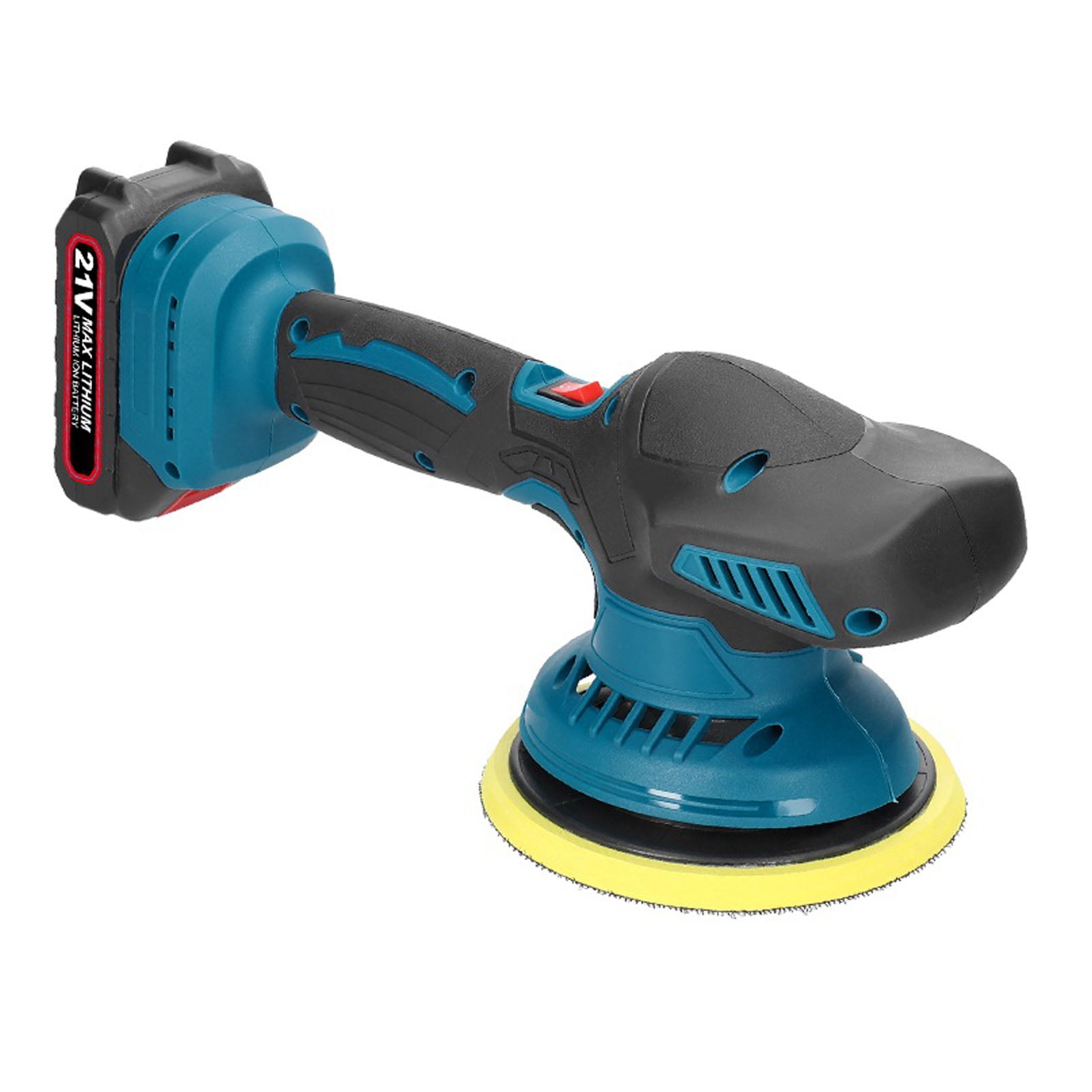 Machine Cordless  Car Polisher 6 Gears Of Speeds Adjustable Electric Auto Polishing Machine Multifunctional Home Cleaning Metal Waxing Wood Sanding Rust Removal Machine