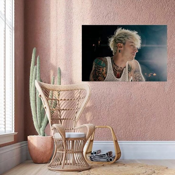 Machine Gun Kelly American Actor And Rapper Wall Art Home Decor Poster Size 24''x36'' GoldenGate JSC