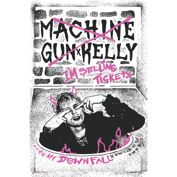 Machine Gun Kelly - Downfall Laminated Poster - 24.5" x 36.5"