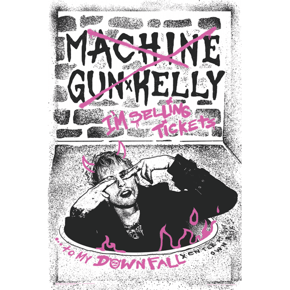 Machine Gun Kelly - Downfall Multicolor Poster 24x36 inches Unframed