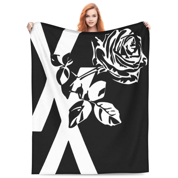 Machine Gun Kelly Flannel Blanket Funny Ultra-Soft Micro Warm Throw Blanket Fleece Blanket Interesting Gift 40"X30"