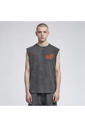 Men's MGK Lost Americana Graphic Heavyweight Muscle Tank Top, Sizes XS-3XL