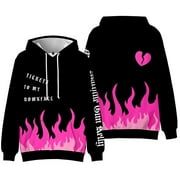 ASFGMNCX Machine Gun Kelly Ticket To My Downfall Hoodie MGK Merch Hip Hop Clothes