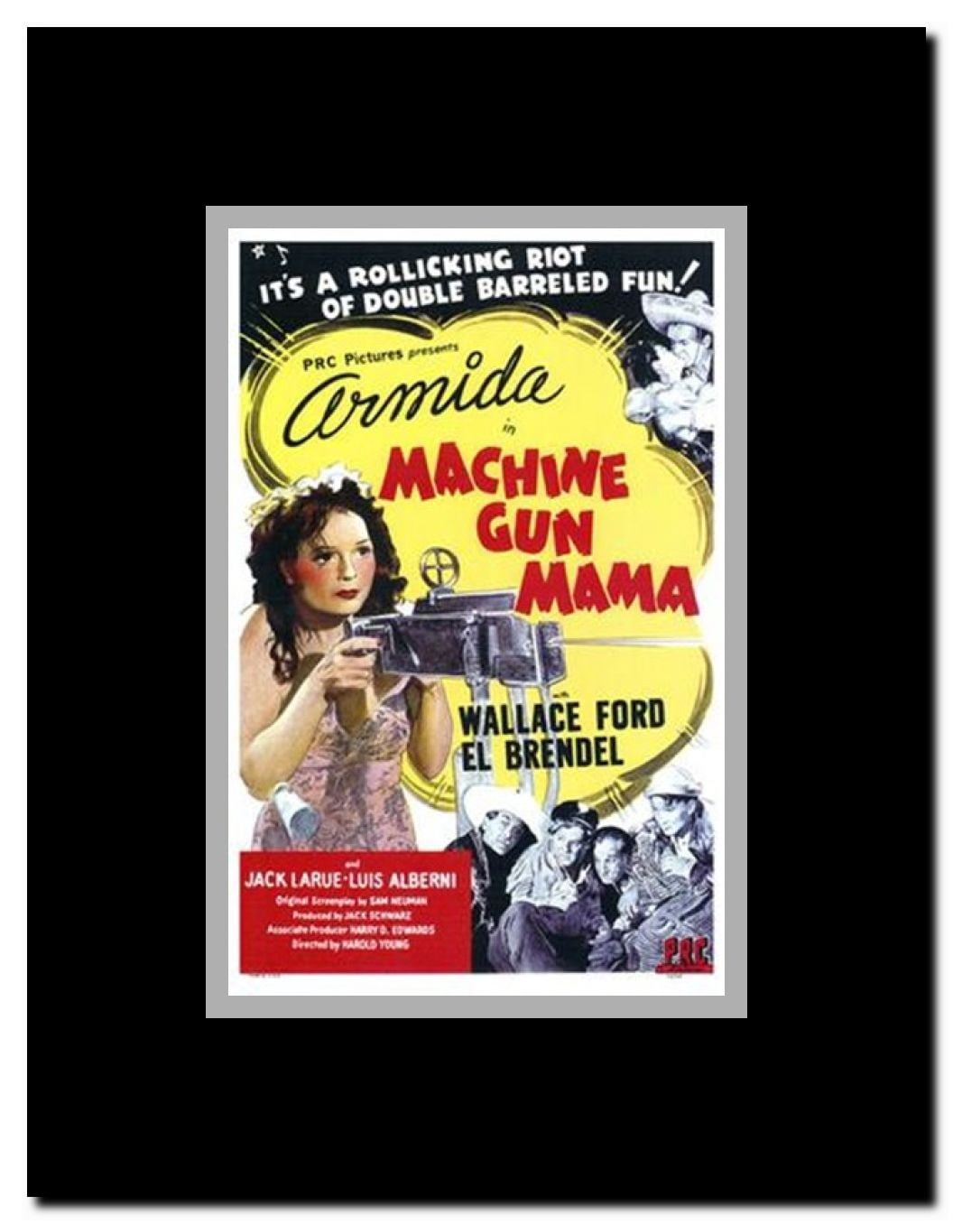 Machine Gun Mama Framed Movie Poster