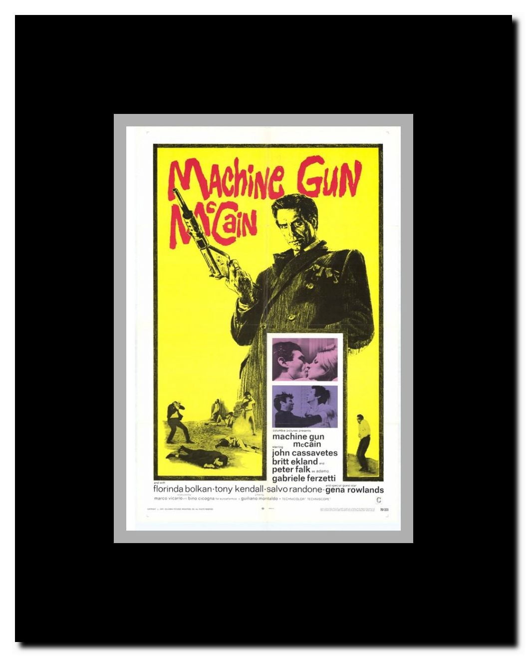 Machine Gun McCain Framed Movie Poster