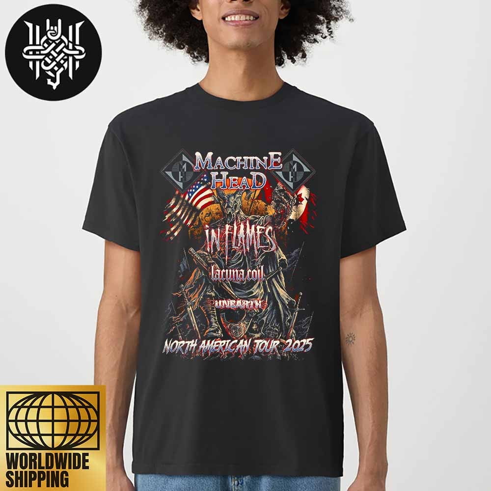 Machine Head North America Tour 2025 Artwork Unisex TShirt