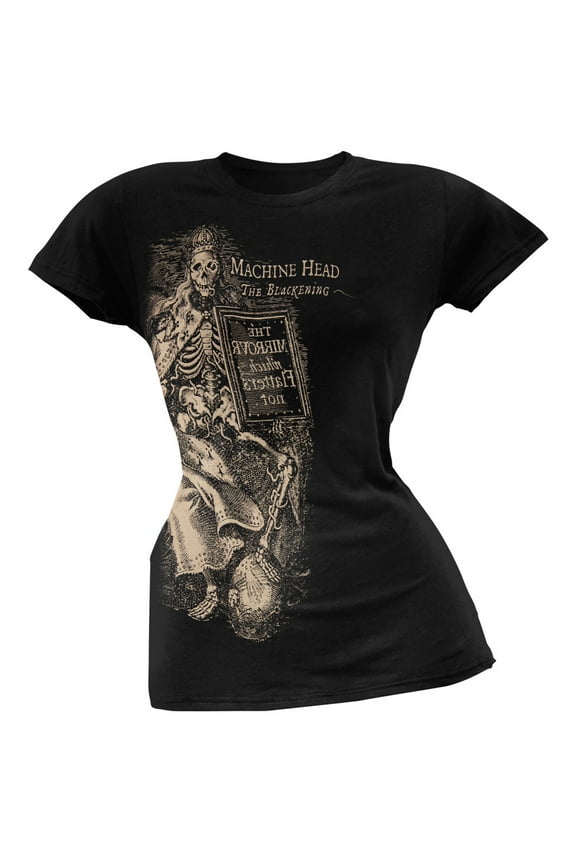 Women's Juniors The Blackening Skull King Short Sleeve T Shirt
