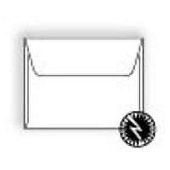 Machine Insertable A-10 Announcement Envelopes, 6" x 9-1/2", Bright Ultra-White 24 lb Opaque, Imaging Finish, Side Seams Under (FSC Certified) - Box of 500 Envelopes