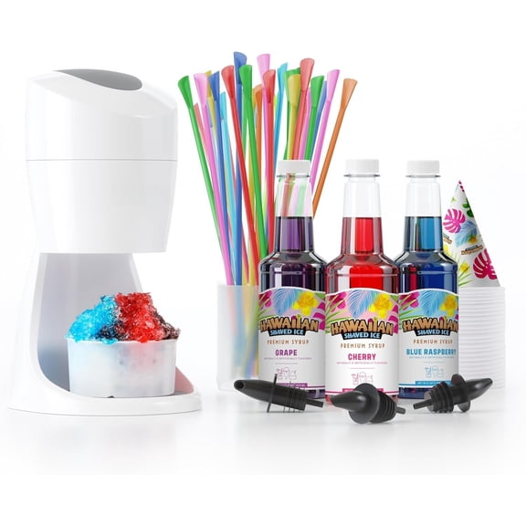Machine Kit - 3 Flavors, 25 Cups, Straws, Pourers, Molds