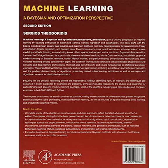 Pre-Owned Machine Learning: A Bayesian and Optimization Perspective Hardcover