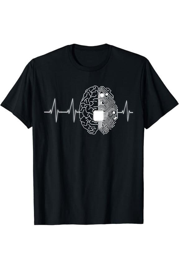 Machine Learning AI Data Science Heartbeat Data Engineer T-Shirt