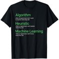 thumbnail image 1 of Machine Learning Engineer AI Research Algorithm Heuristics T-Shirt, 1 of 5