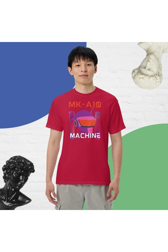 Machine MK A10 Heavyweight T-Shirt (Red, S)