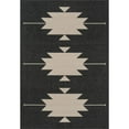 thumbnail image 1 of Momeni Baja Minimalist Aztec Area Rug, 5'3" X 7'6", Charcoal, 1 of 4