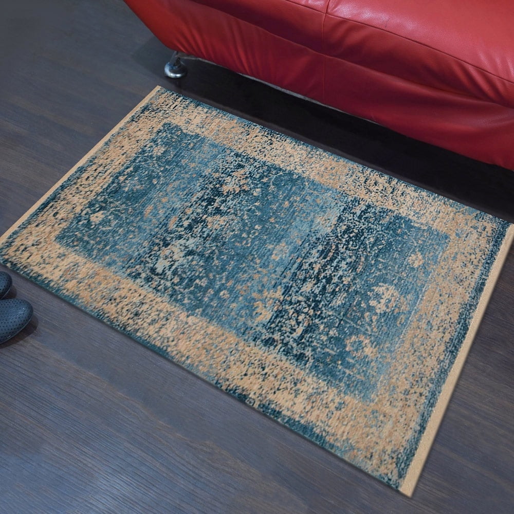 Machine Made Polyester Rugs Durable 2'x3'10'' Machine Made Polyester Indoor Outdoor Patio Rug ...