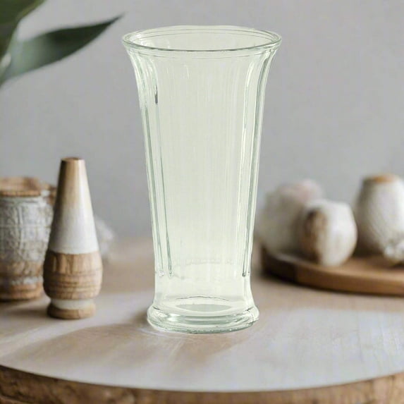 Harla Ribbed Glass Vase