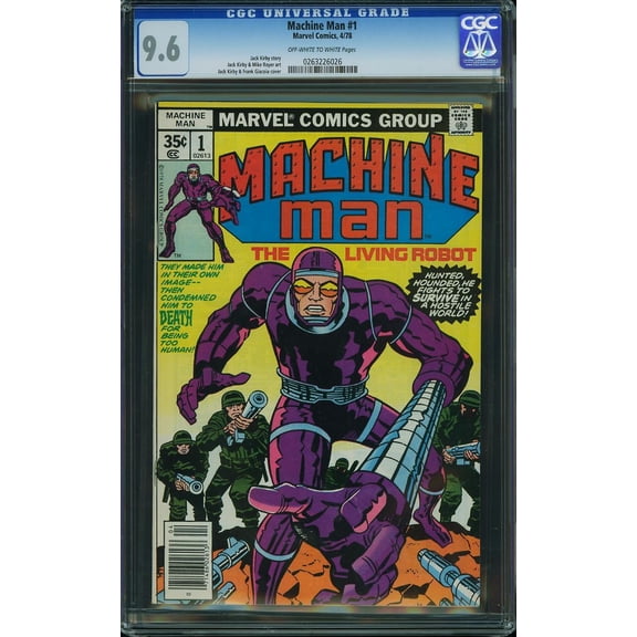 Machine Man #1 - CGC 9.6 Comic Book