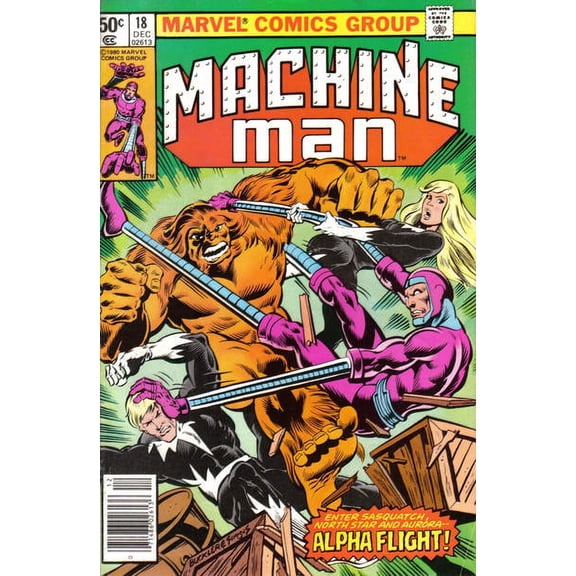 Machine Man #18 (Newsstand) VF ; Marvel Comic Book