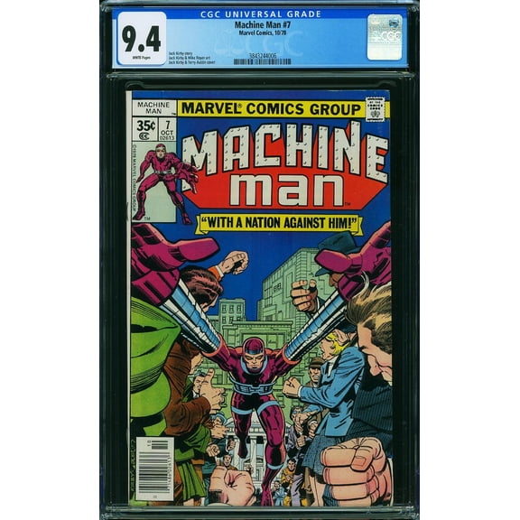Machine Man #7 - CGC 9.4 Comic Book