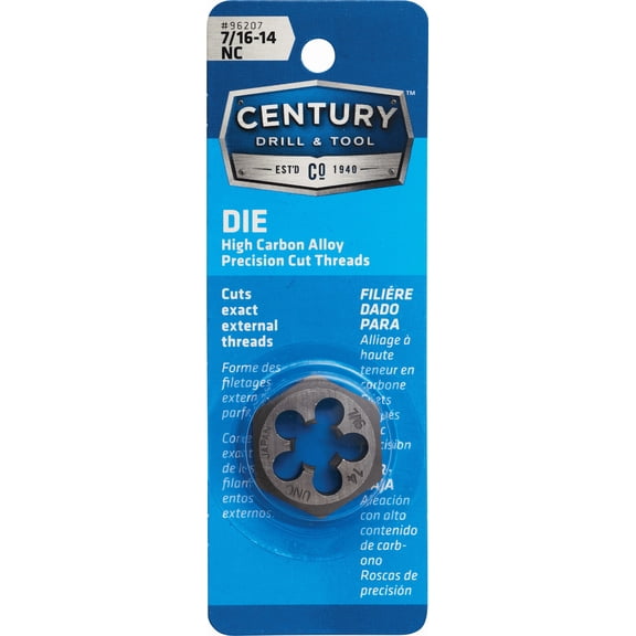 Machine Screw Hex Die - Pack of 2 Construction & DIY Use, Standard Hardware Spec