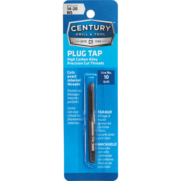 Machine Screw Tap - Single Pack Construction & DIY Use, Standard Hardware Spec