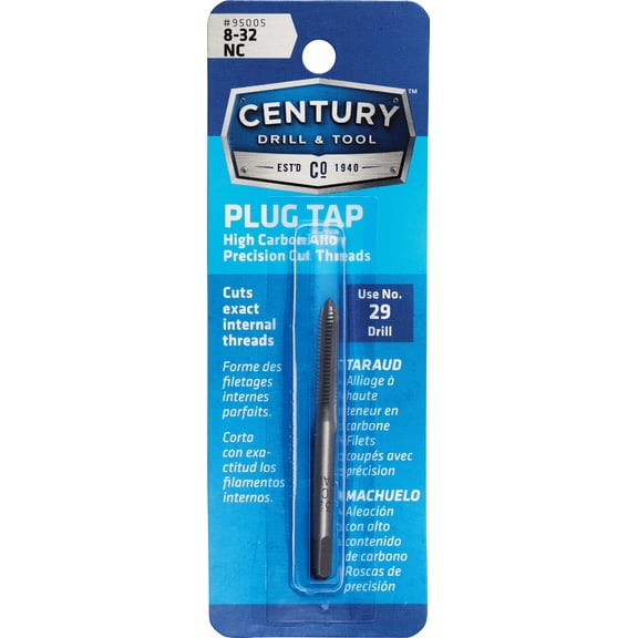 Machine Screw Tap - Single Pack Construction & DIY Use, Standard Hardware Spec