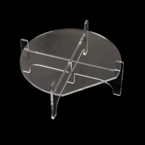 Machine Stand Sturdy Clear Acrylic Beverage Stand with Nonslip Base Space-Saving Design for Home Commercial Use