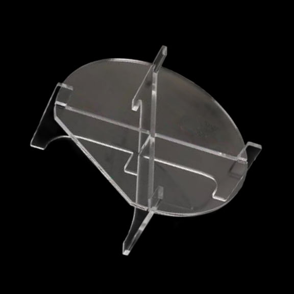 Machine Stand Sturdy Clear Acrylic Beverage Stand with Nonslip Base Space-Saving Design for Home Commercial Use