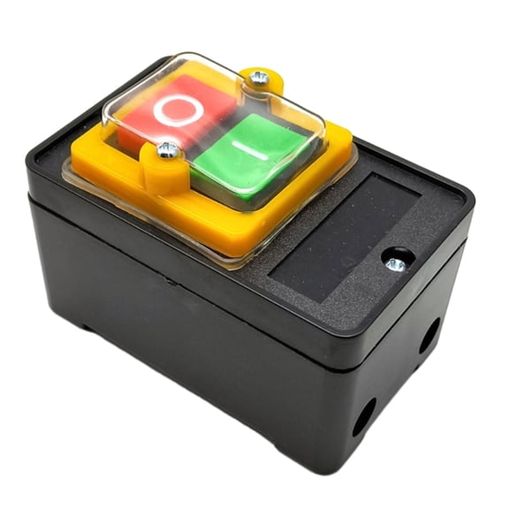 Machine Switch Push Button AC220V/380V 10A On/Off Push Button Switch Plastic Safety Switch with Waterproof Box Durable