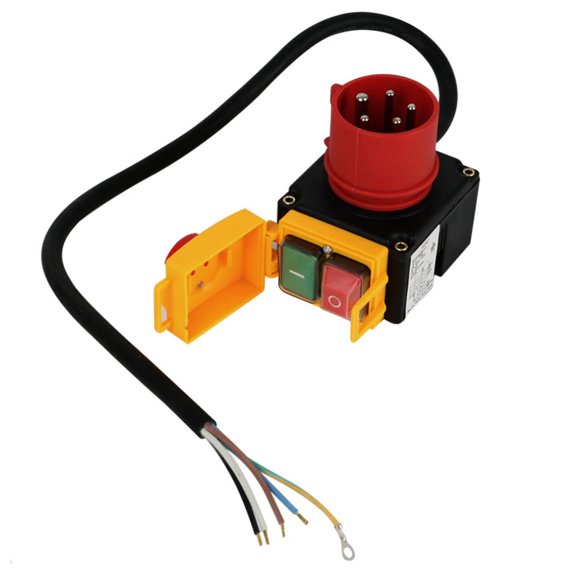 Machine Switch for KOA7, 250 V Motor Protection Switch, 3 Phase Device Switch, Motor Protection Switch for Wood Splitter,Device Switch with CEE Plug