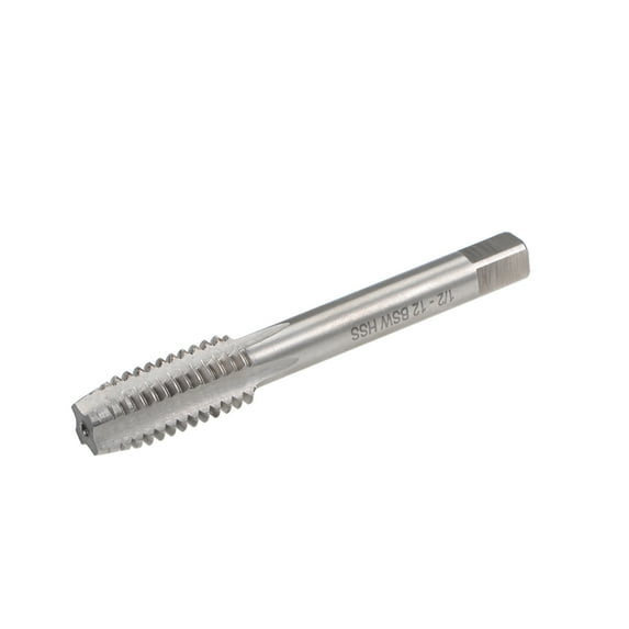 Machine Tap 1/2-12 BSW Thread Pitch H2 4 Straight Flute High Speed Steel