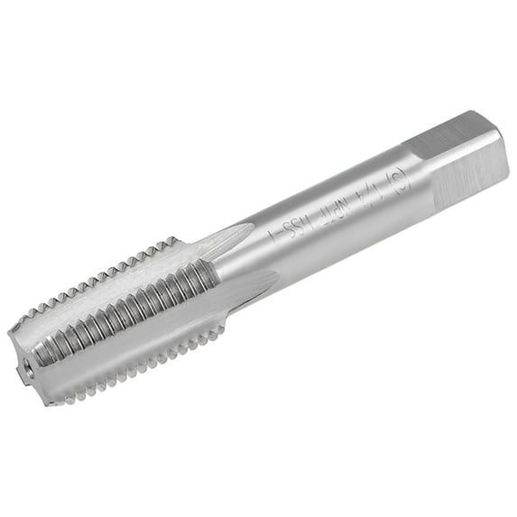 Machine Tap 1/4-18 NPTF Straight Pipe Thread 4 Flute High Speed Steel