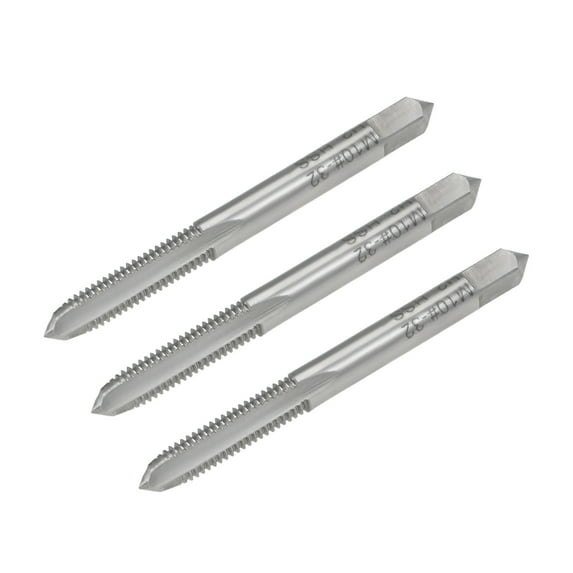Machine Tap 10-32UNF Thread Pitch H2 Class 3 Flutes High Speed Steel 3pc