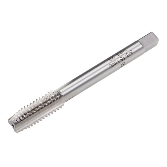 Machine Tap 3/8-16 UNC Thread 2B Class 3 Flute High Speed Steel
