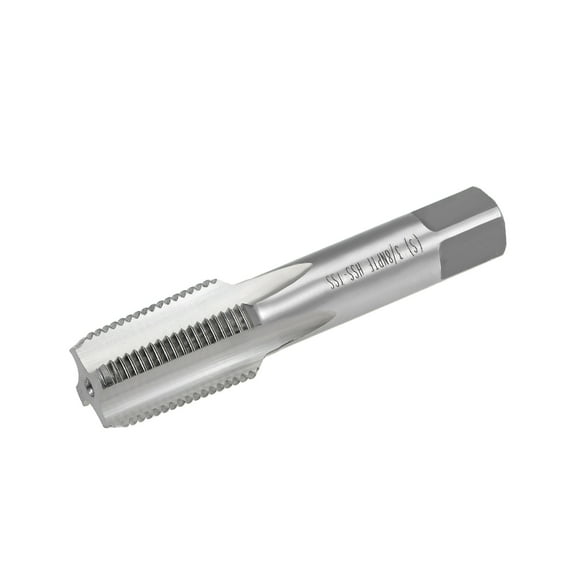 Machine Tap 3/8-18 NPTF Straight Pipe Thread 4 Flute High Speed Steel
