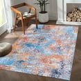thumbnail image 1 of Machine Washable 9x12 Area Rug, Polyester, Stain-Resistant / Suitable for Living Room, Bedroom, and Kitchen, 1 of 4