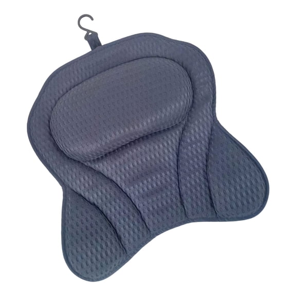 Machine Washable Bathtub Pillow Breathable Mesh Ergonomic Support For Relaxation