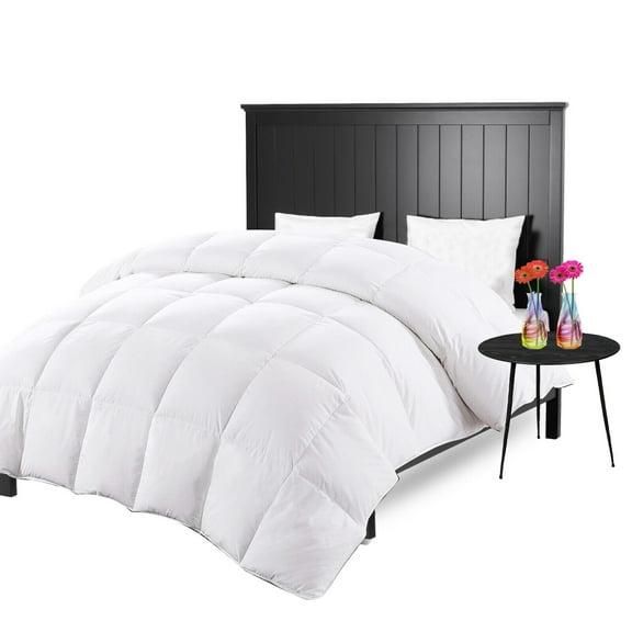 Machine Washable Duvet Insert - Down Alternative Comforter, Reversible & Ultra Soft for All Seasons