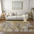 thumbnail image 1 of Addison Rugs Chantille Indoor/Outdoor Contemporary Watercolors Taupe Washable Rectangle Rug, 8' x 10', 1 of 6