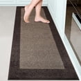 thumbnail image 1 of Machine Washable Kitchen Rug 24" x 70", Non Slip Kitchen Mat for Floor, Absorbent Entrance Runner Rug for Bedroom, Hallway, Bathroom, Door (Roll Packing), 1 of 10