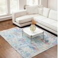 thumbnail image 1 of Machine Washable Modern Multi Color Area Rug 5' x 7' Rectangle, 1 of 5